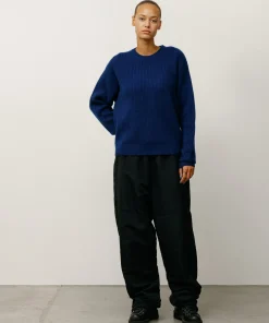 WAFFLE CASHMERE SWEATER