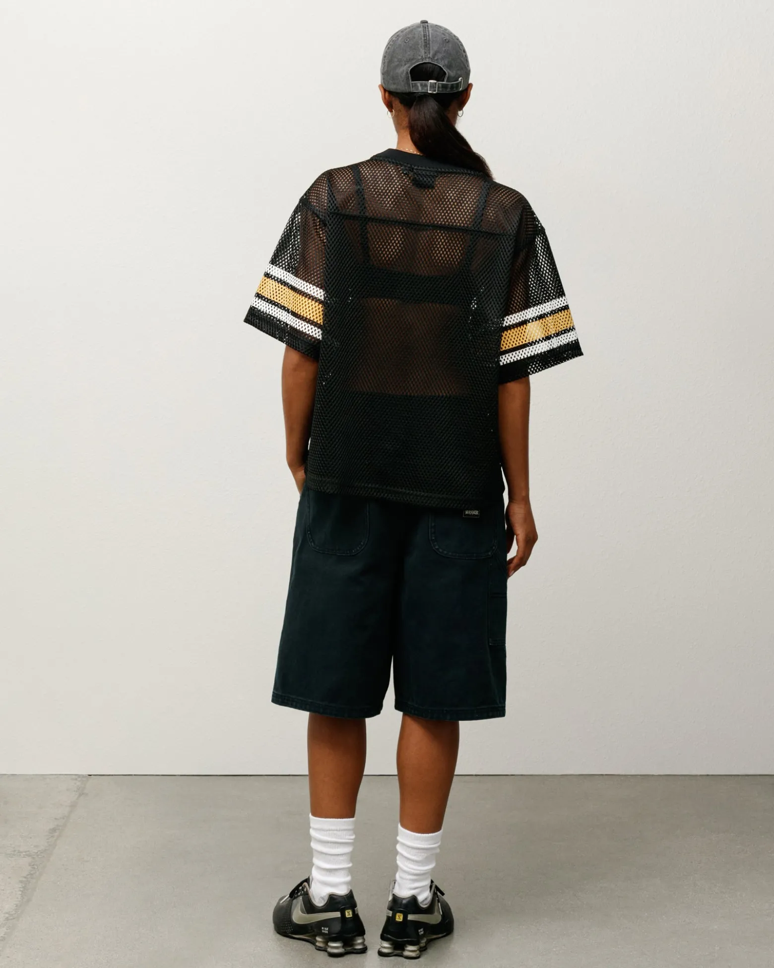 WASHED CANVAS WORK SHORT