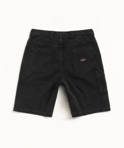 WASHED CANVAS WORK SHORT
