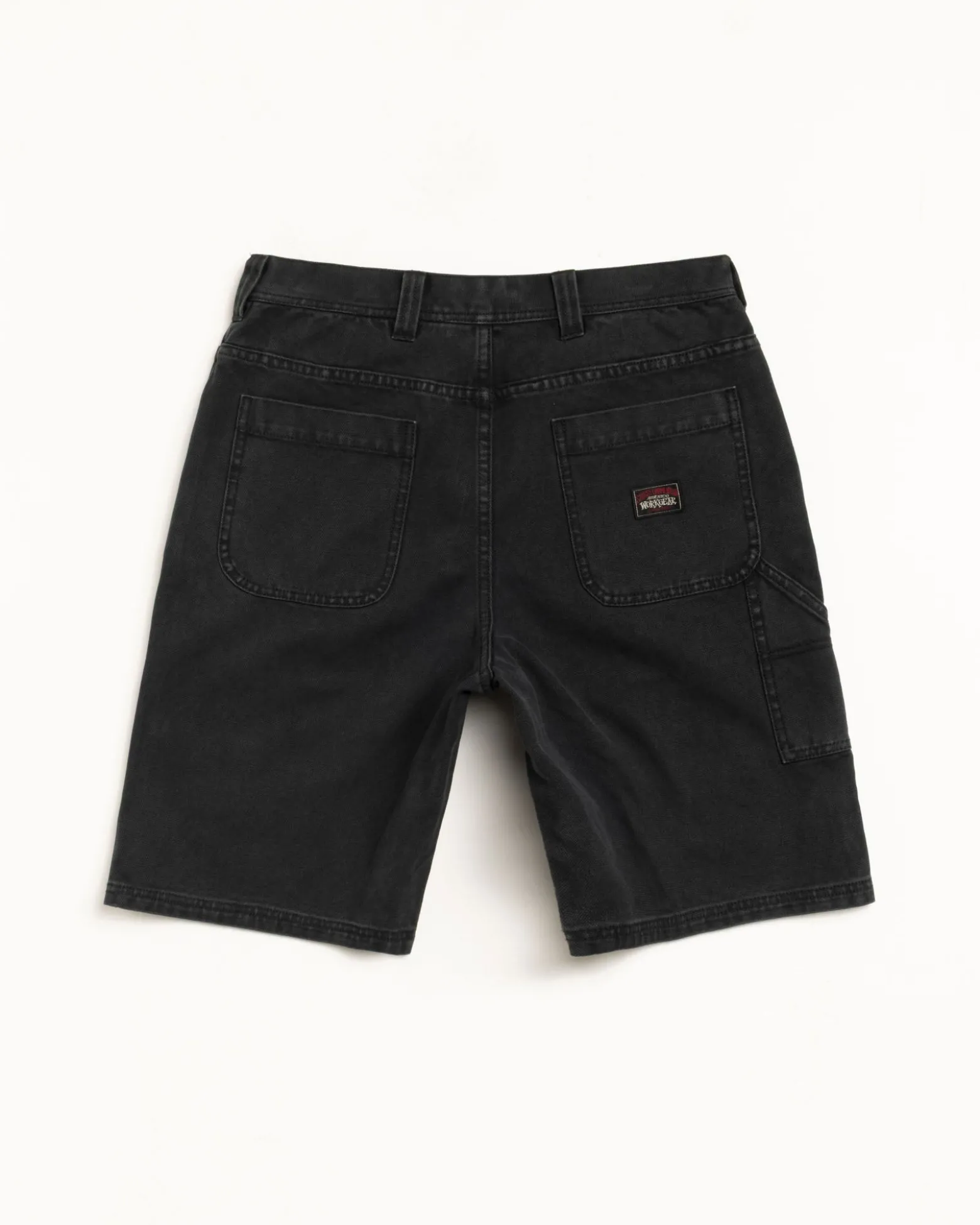 WASHED CANVAS WORK SHORT