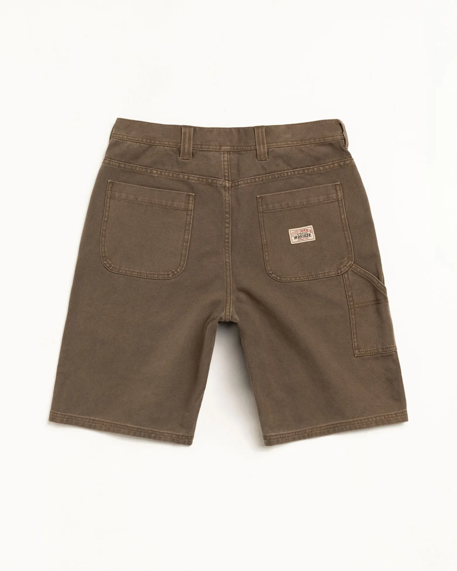 WASHED CANVAS WORK SHORT
