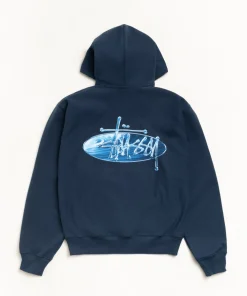 WAVE OVAL HOODIE