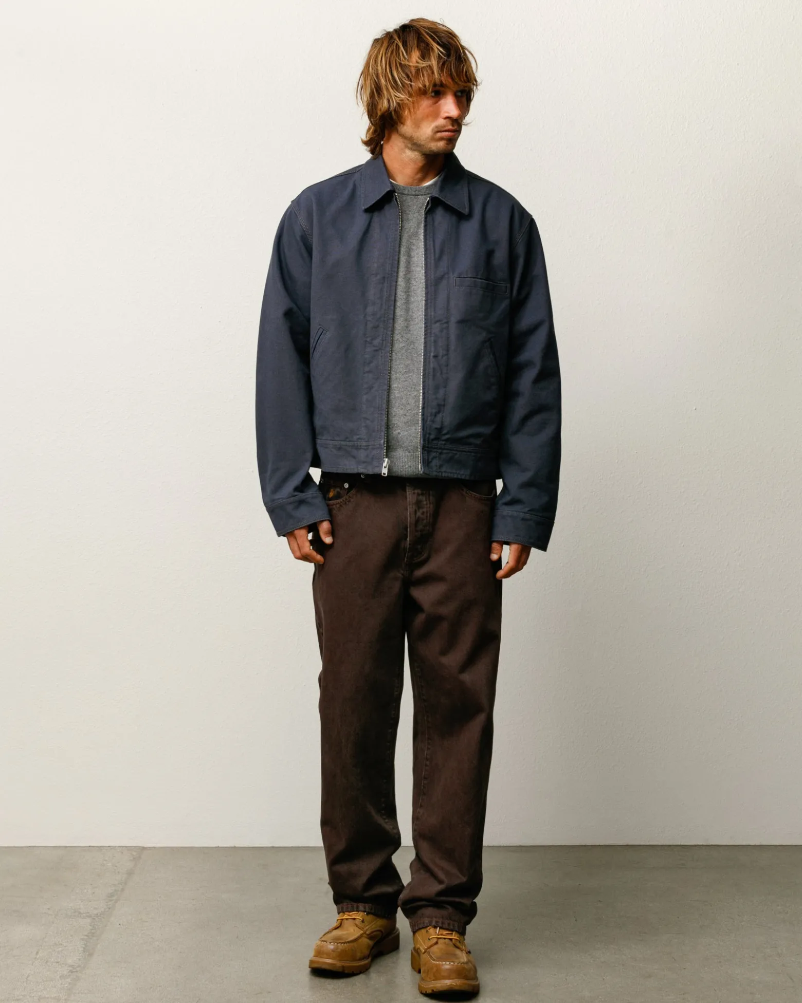 WORK JACKET COLLARED